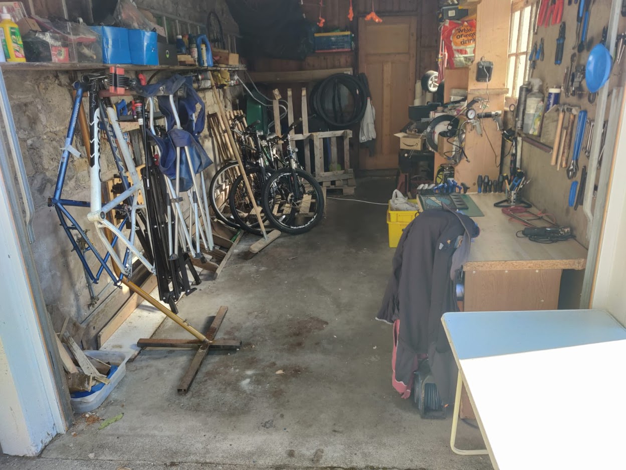 My Workspace Before a Shift